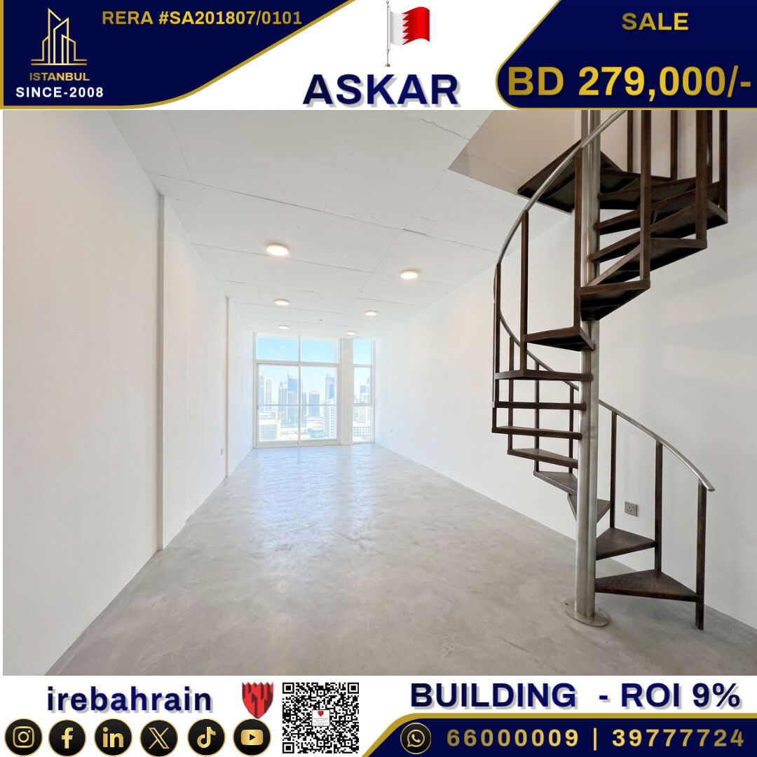 Asker, Buildings, BHD 279000,  Fully Rented Labour Accommodation + Shop Building In Askar