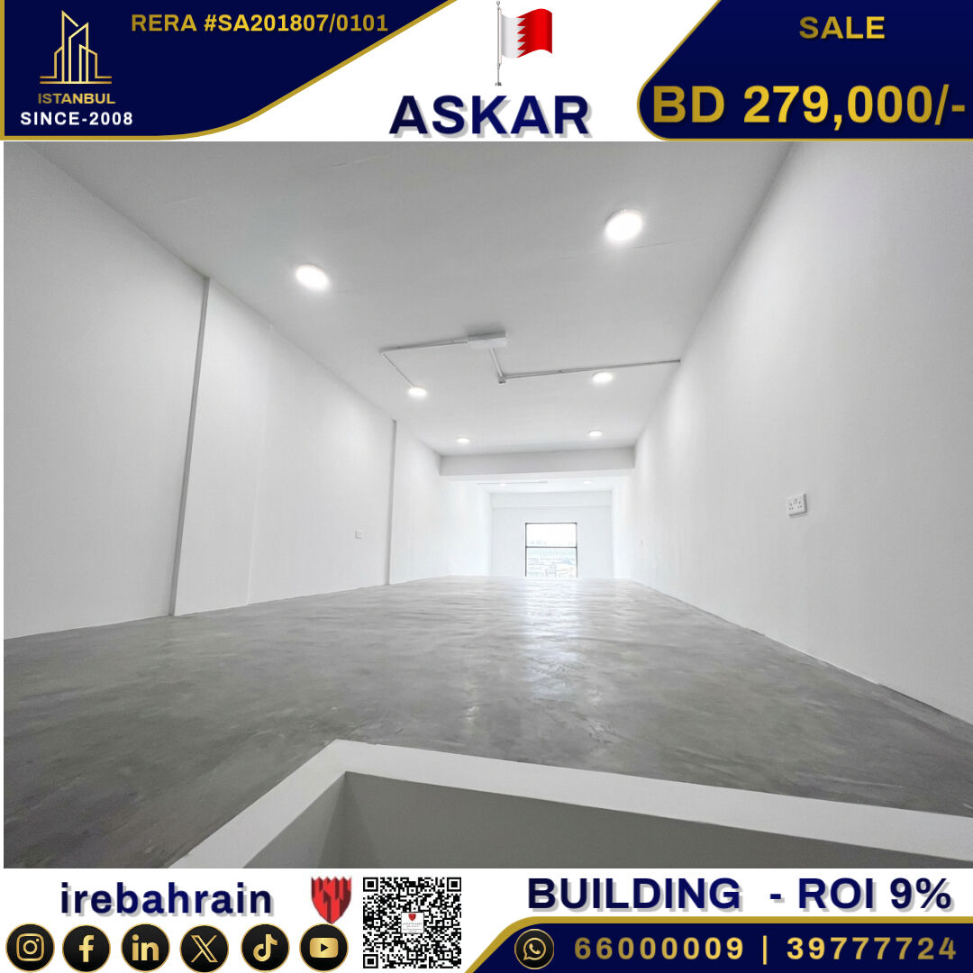 Asker, Buildings, BHD 279000,  Fully Rented Labour Accommodation + Shop Building In Askar