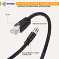 INR 3000,  RJ-45 To M12 8-Pin X-Coded Industrial Camera Cable, CAT 6 &ndash; Kyptec Automation&reg;