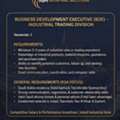 BUSINESS DEVELOPMENT EXECUTIVE(BDE)- Industrial Trading Division