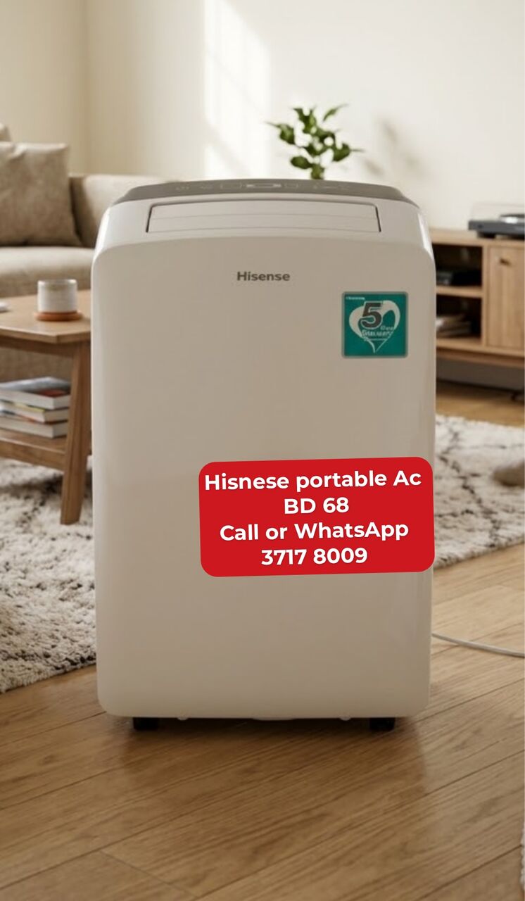 Manama, Air Conditioners, BHD 68,  @@Hisnese Portable Ac In Good Condition For Sale With Delivery