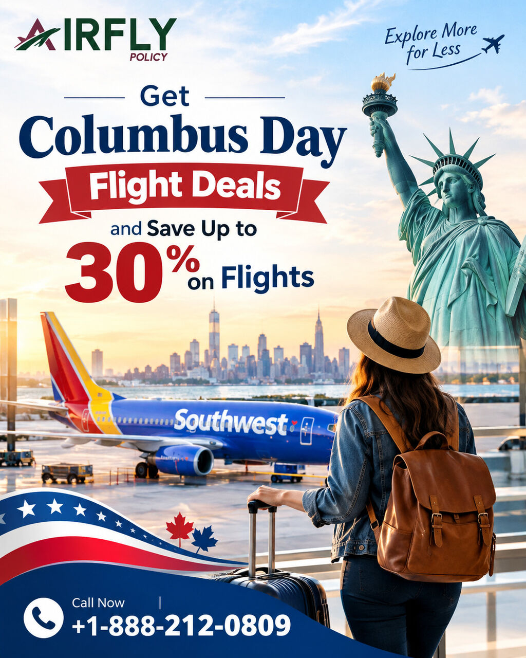 New York, Travel, Get Columbus Day Flight Deals And Save Up To 30% On Flights
