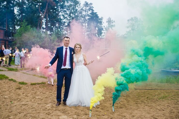 New York, Business, Shop Wedding Colour Smoke For Stunning Celebration Moments