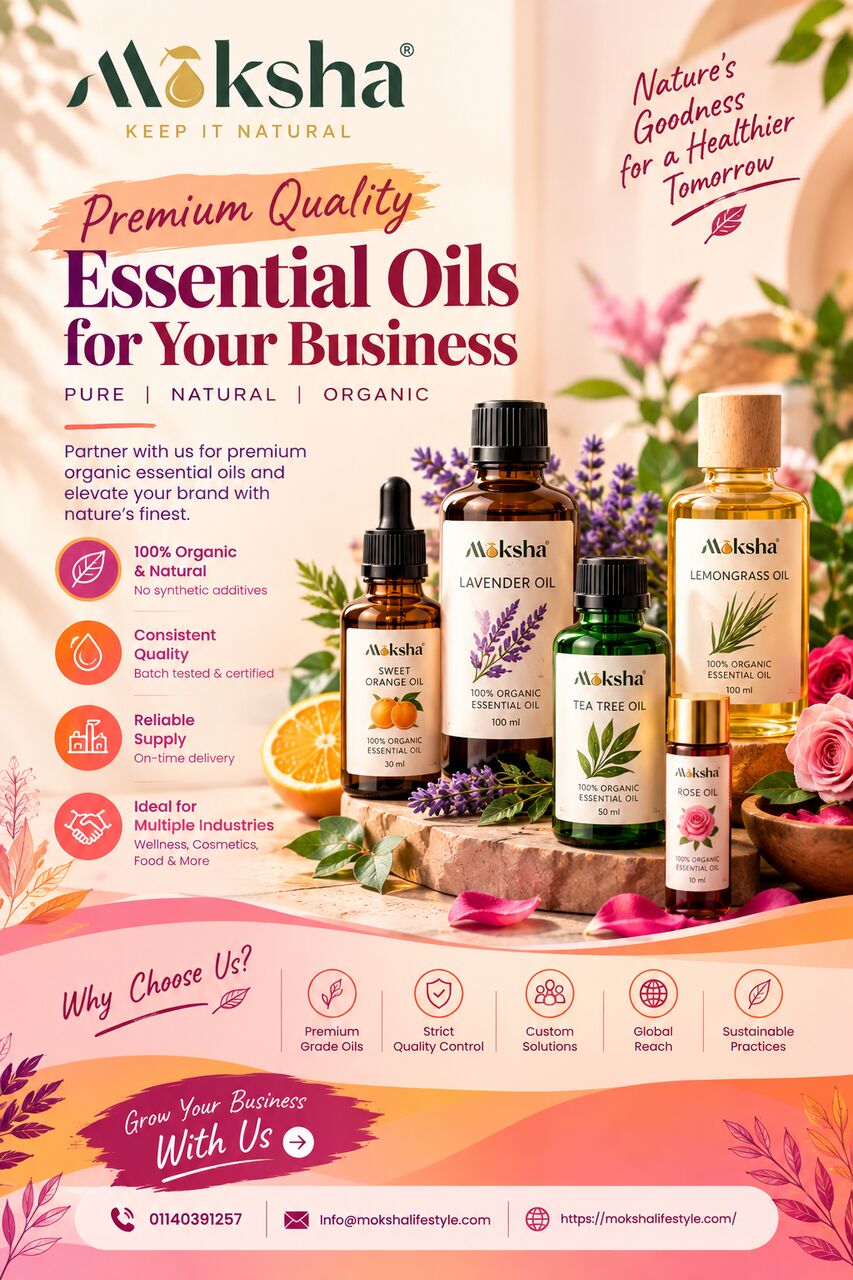 New York, Wholesale Products, Essential Oil Business In India | Bulk Supply By Moksha Lifestyle