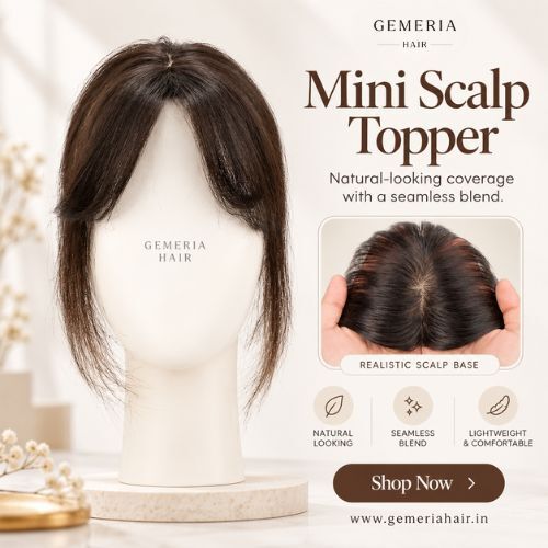 Greater Noida, Clothing & Accessories, Shop Mini Scalp Topper With Bangs Online