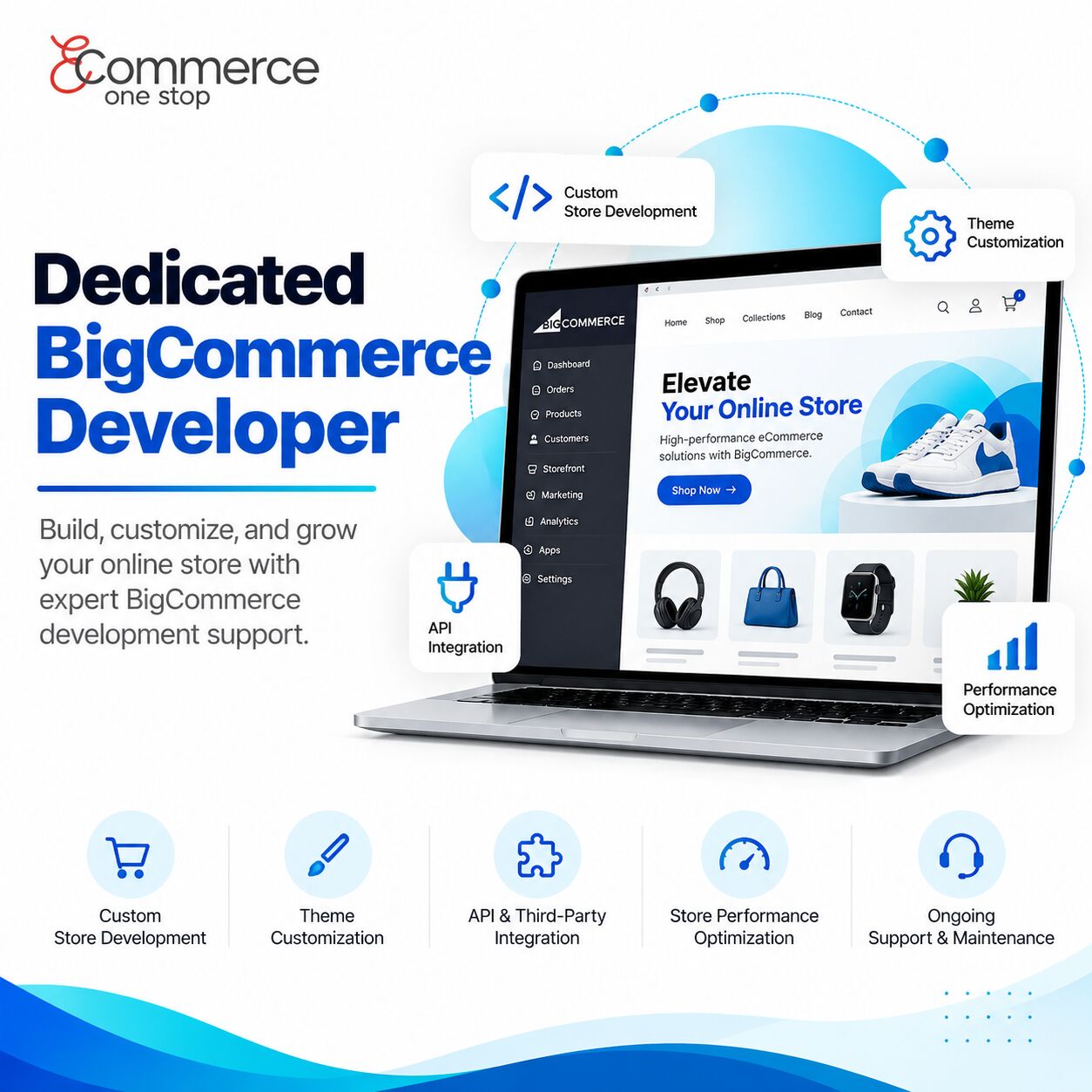 New York, Computer, Dedicated BigCommerce Developer For Hands-On Store Improvements