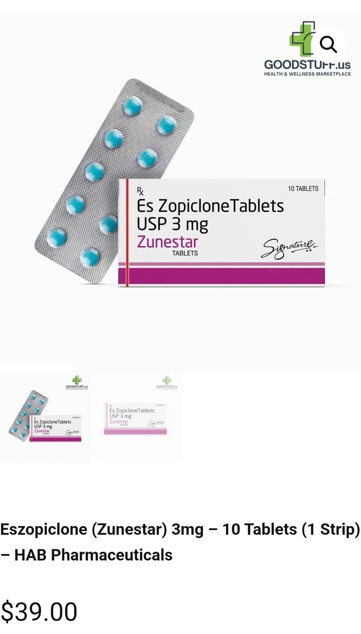 Austin, Health & Beauty Items, USD 39,  Stay Focused And Active In The Day With Eszopiclone 3mg In Night
