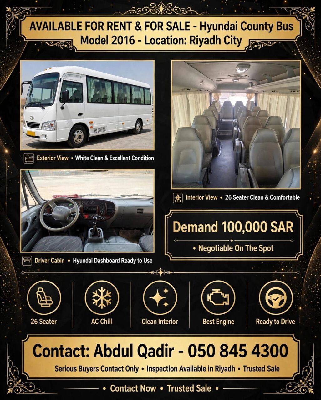 Riyadh, Vehicles, Cars & Trucks , SAR 100000,  Toyota Coaster,  2016,  200000 KM,  Coaster Bus