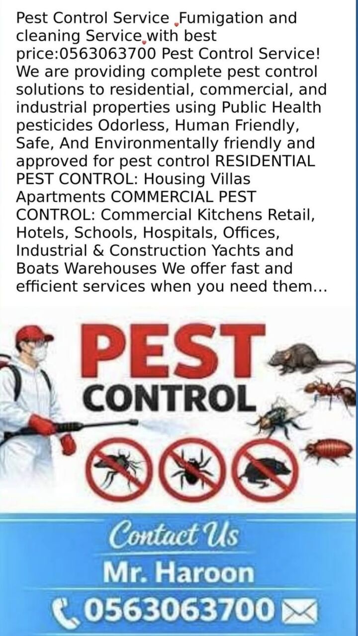 Riyadh, Labor/Moving, ★☆★STAR★ MOVERS=PACKERS=CLEANERS★PEST CONTROLTOTAL SOLUTION@ BEST PRICE(056.306.3700🏡1"