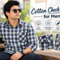INR 999,  Cotton Check Shirt For Men In A Classic Regular Fit