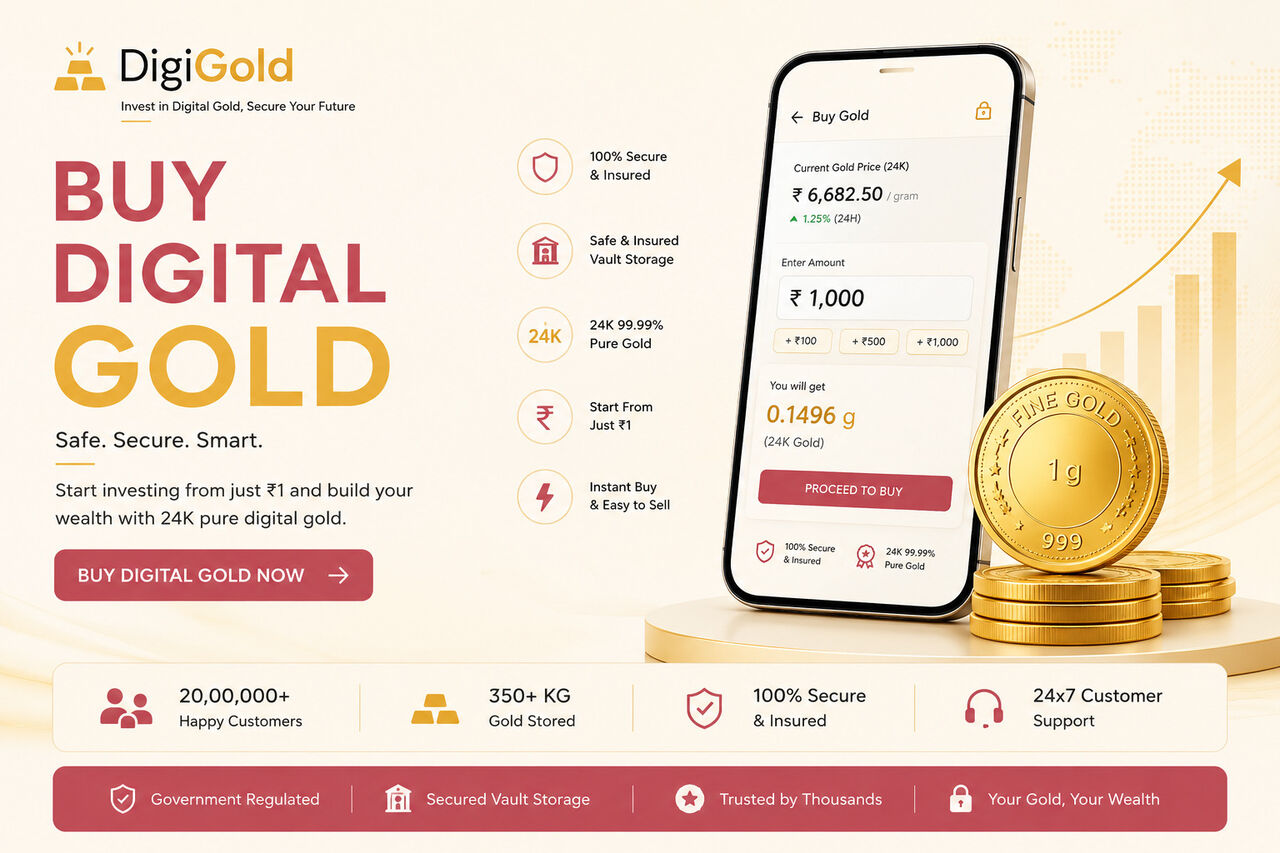 Ahmedabad, Jewelry, INR 10,  Buy Digital Gold And Silver Online At Live Prices | DigiGold