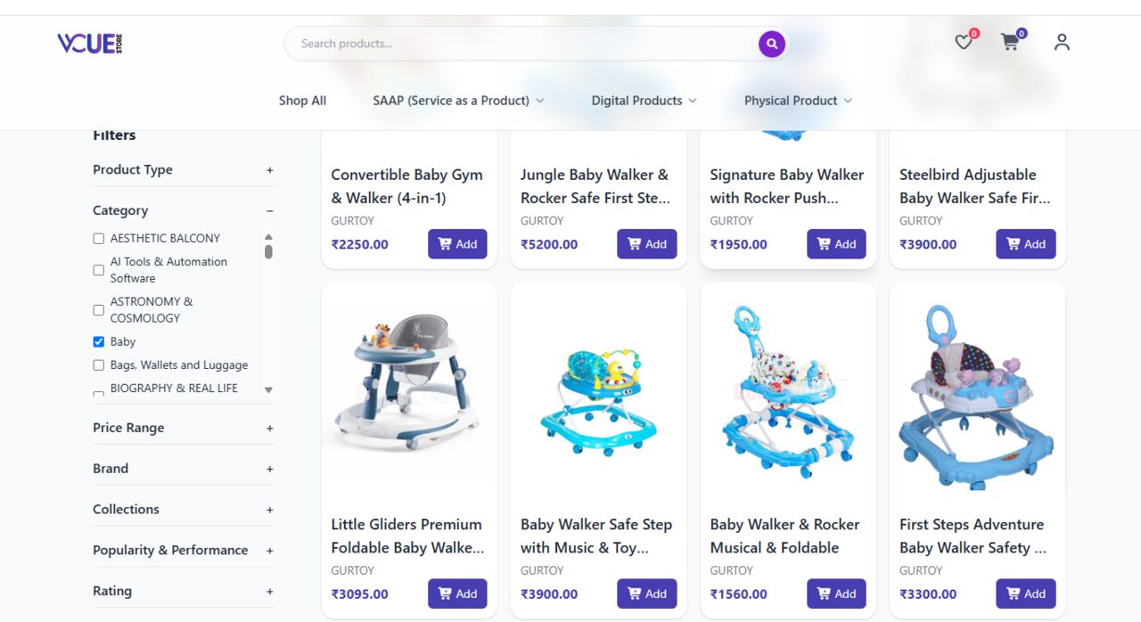 Noida, Baby & Kid Stuff, INR 3095,  Little Gliders Foldable Baby Walker