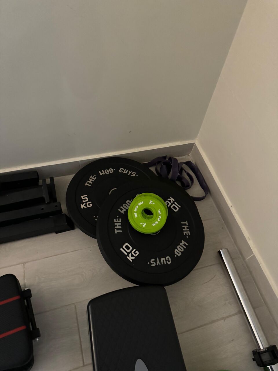 Riyadh, Sporting Goods, SAR 1500,  Full Gym Set - Bench, Rack, Weights, Bar, Etc.