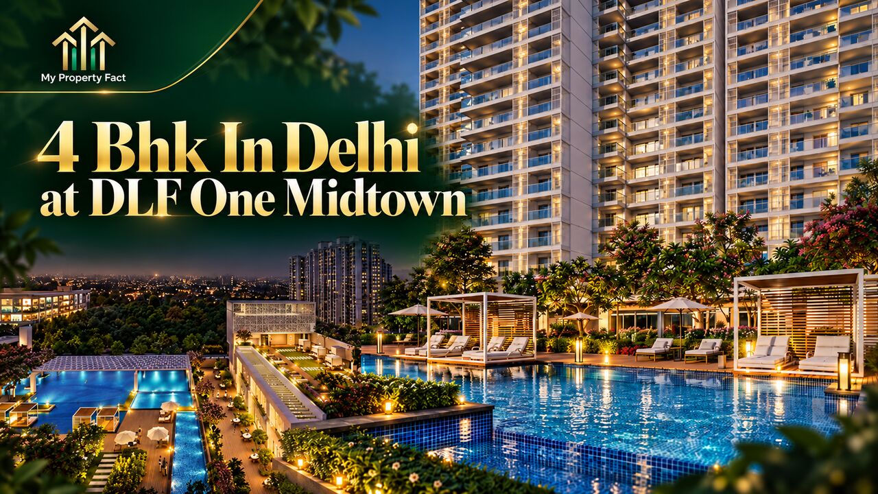 New Delhi, Real Estate, My Property Fact &ndash; Spacious 4 Bhk In Delhi At DLF One Midtown, Moti Nagar