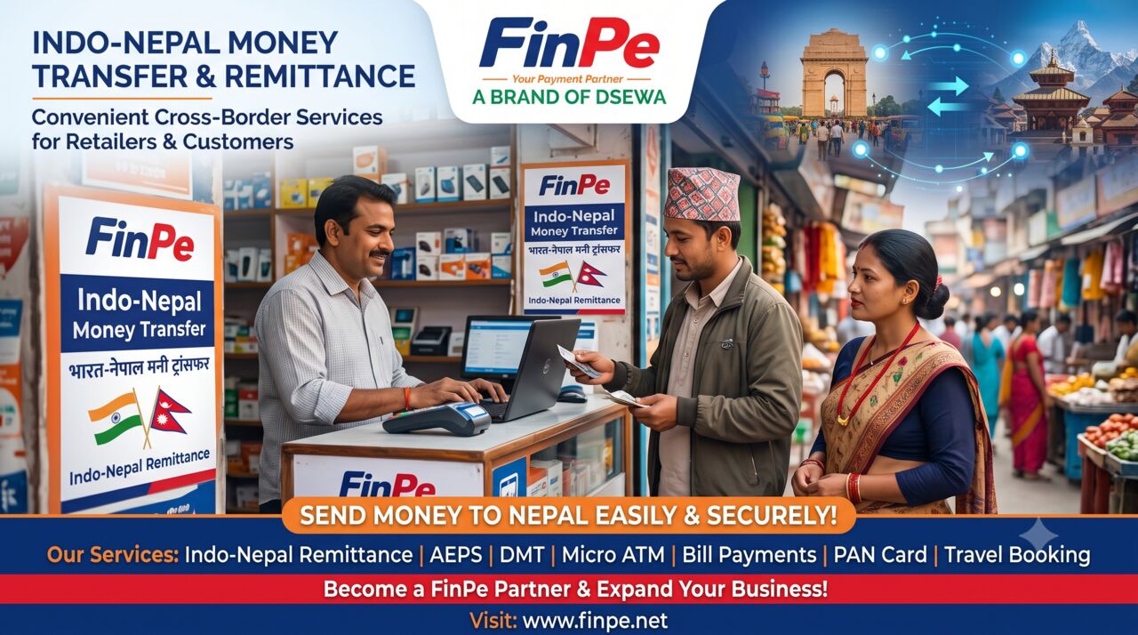 Greater Noida, Financial, FinPe Indo-Nepal Money Transfer And Remittance Services
