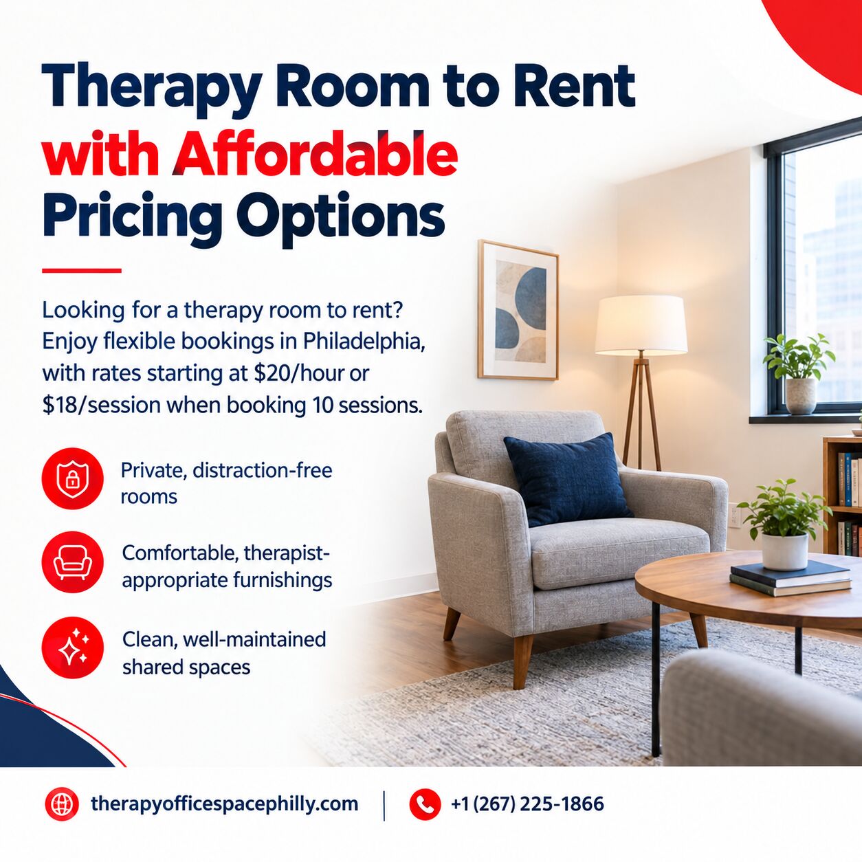 New York, Business, Flexible Therapy Room Rental With Cost-Effective Options