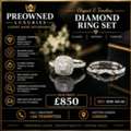 GBP 850,  Buy Great Value Pre-Owned Diamond Ring Set Online UK