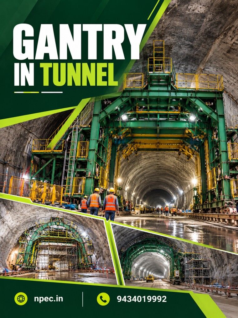 Mumbai, Construction, Gantry In Tunnel: Enhancing Efficiency And Safety In Tunnel Construction