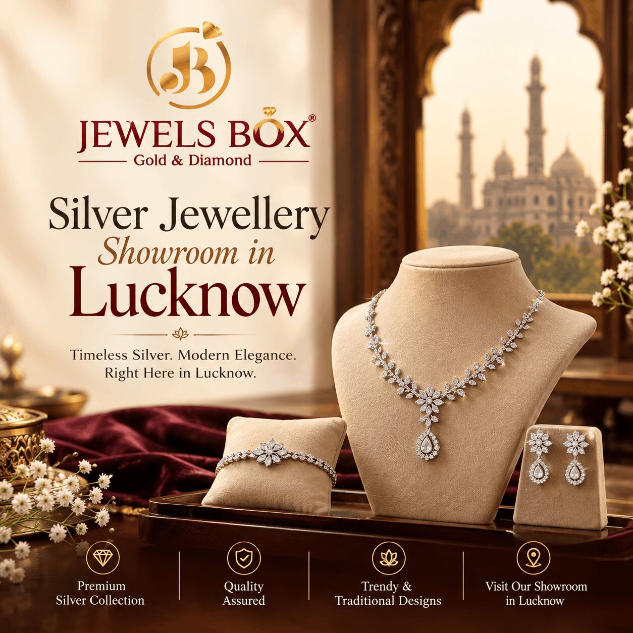 Lucknow, Jewelry, INR 10000,  Silver Jewellery Showroom In Lucknow &ndash; Jewels Box