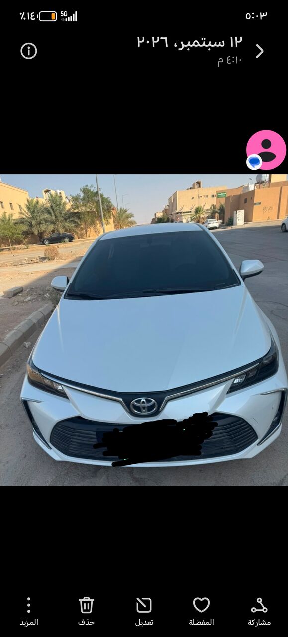 Riyadh, Vehicles, Cars & Trucks , SAR 68000,  Corolla 2025,  2025,  –تحديد–,  4000 KM,  New Corolla
