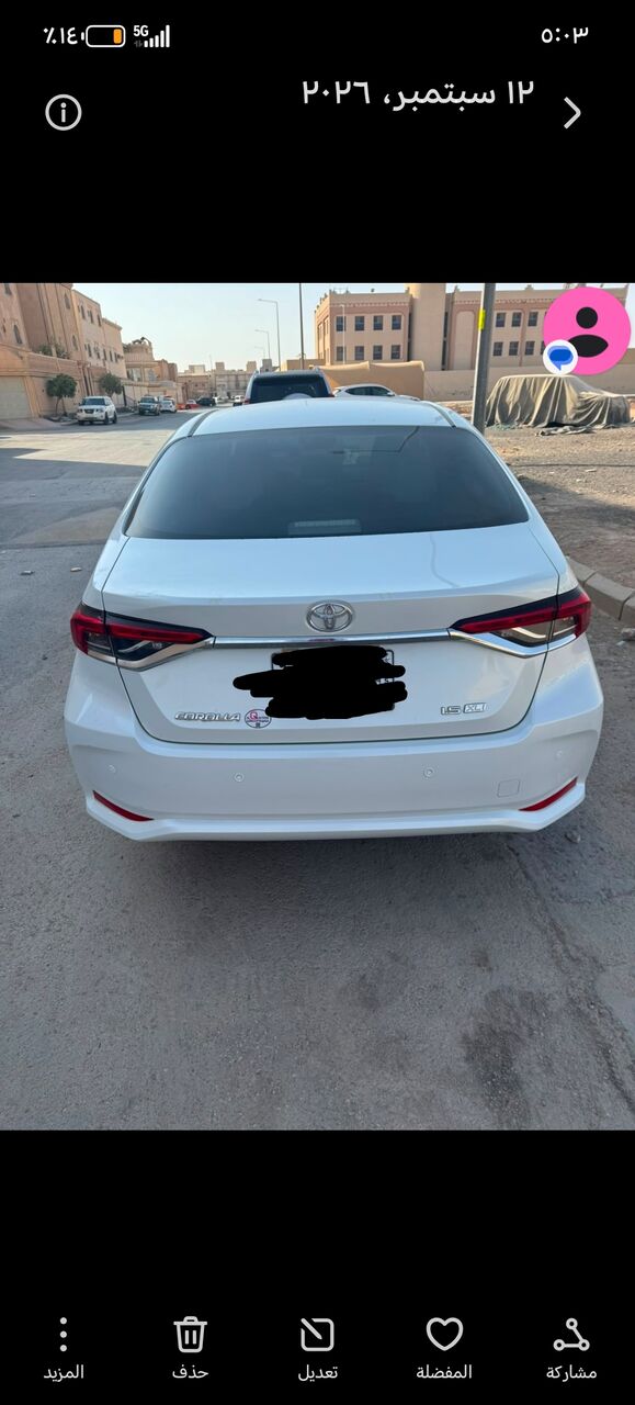 Riyadh, Vehicles, Cars & Trucks , SAR 68000,  Corolla 2025,  2025,  –تحديد–,  4000 KM,  New Corolla