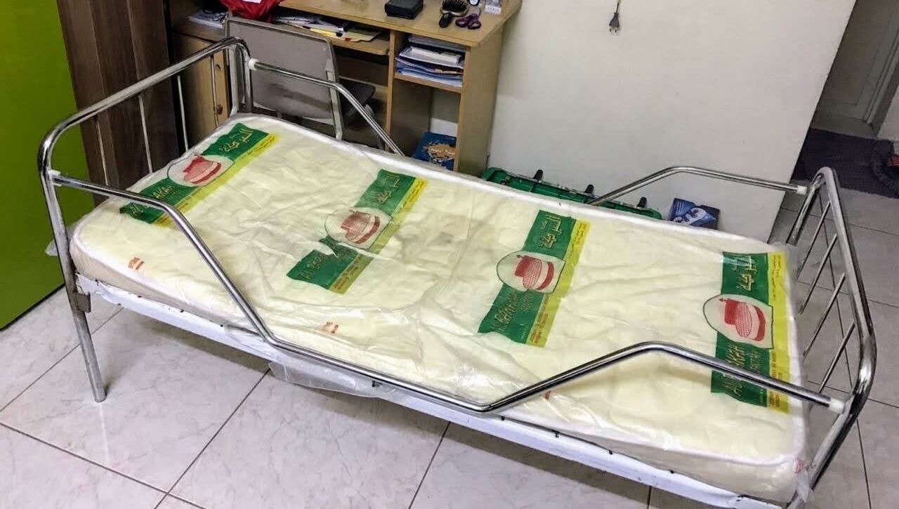 Hofuf, Furniture, SAR 100,  Child Bed Stainless With 15 Cm Mattress