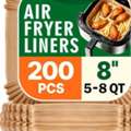 AED 12,  Disposable Air Fryer Parchment Paper Liners - Keep Your Air Fryer Clean & Mess-Free!