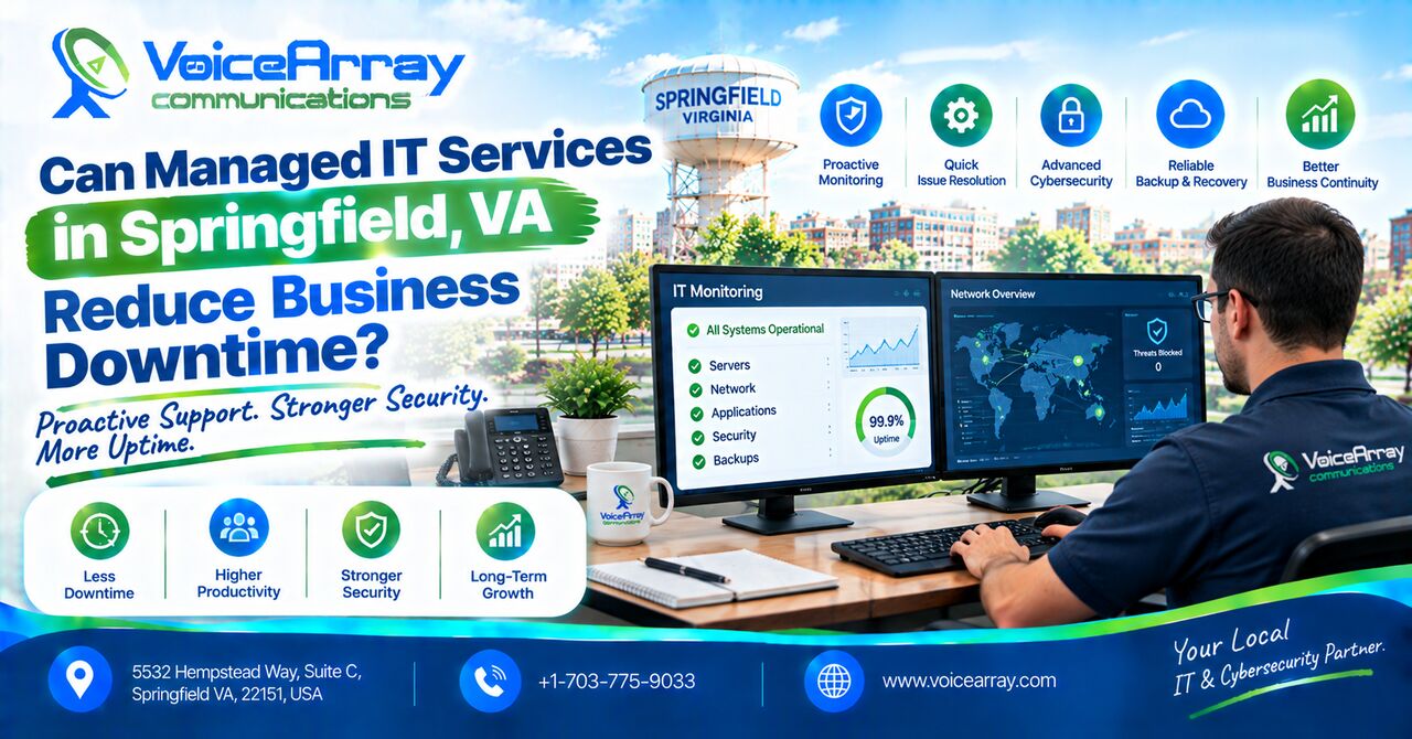 Washington DC, Marketing, Reduce IT Problems With Expert Managed IT Services In Springfield, VA