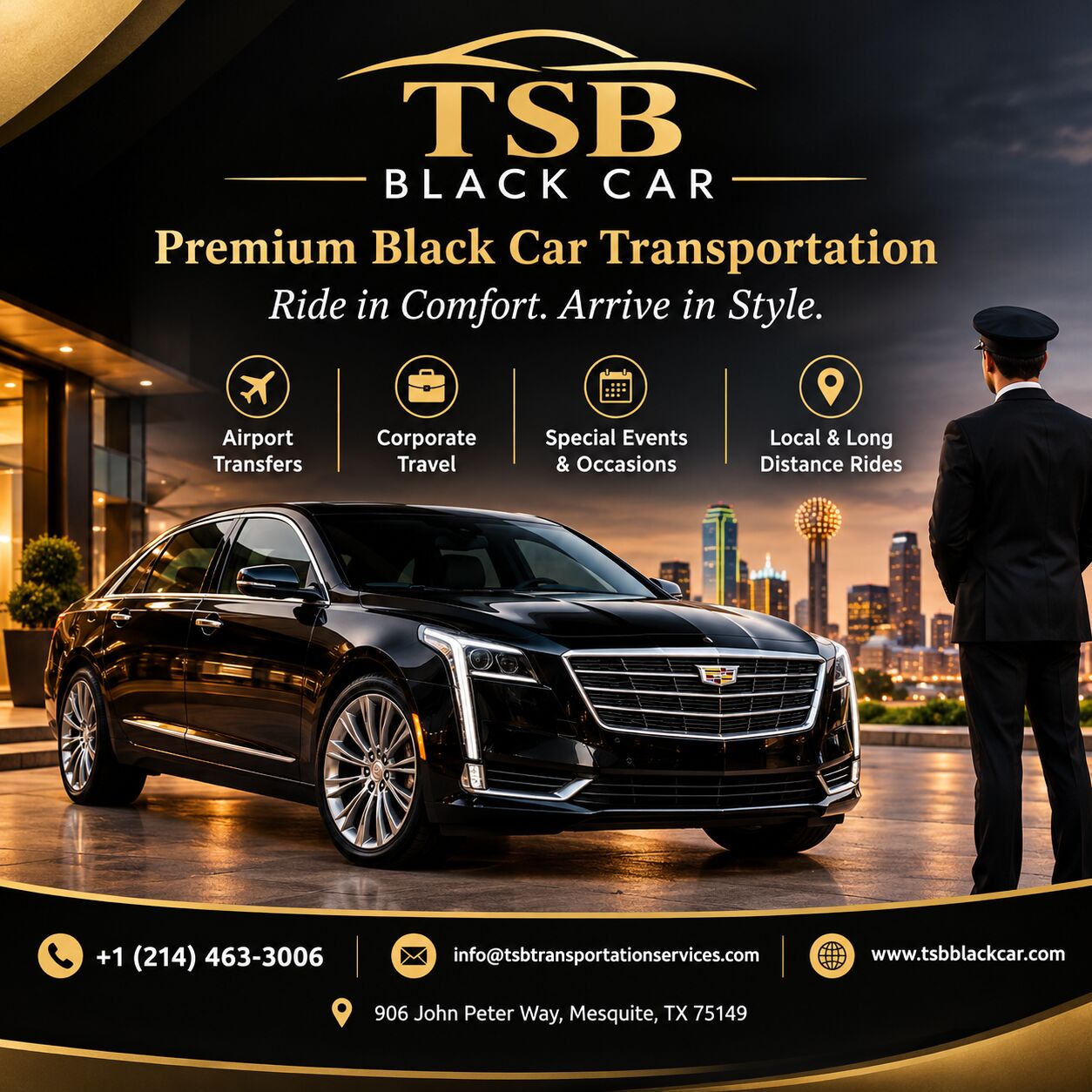 Dallas, Travel, Black Car & Chauffeur Service Dallas TX