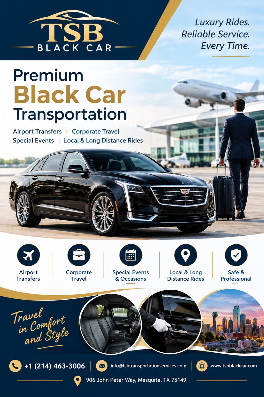 Dallas, Travel, Black Car & Chauffeur Service Dallas TX