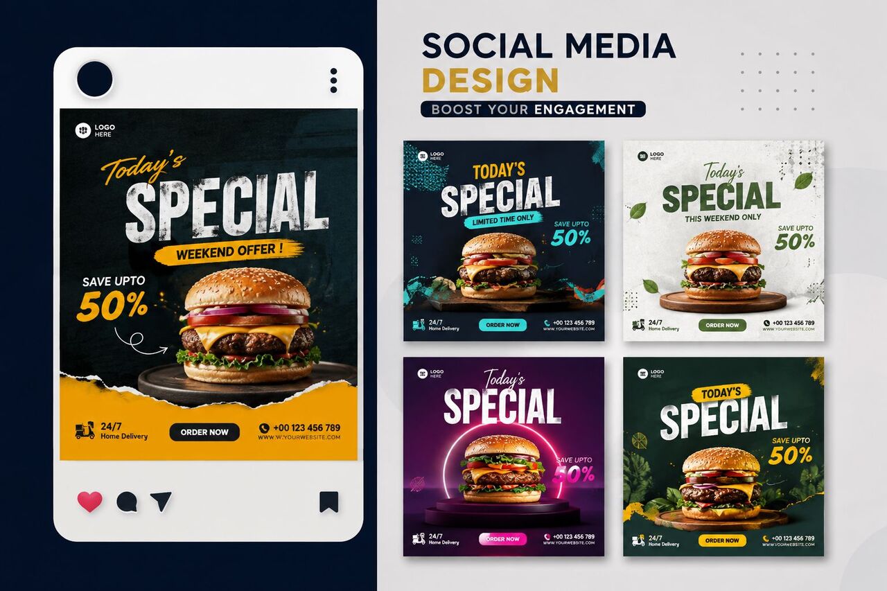 Olaya, Graphic Design, Graphics Design Social Media Ads Designing