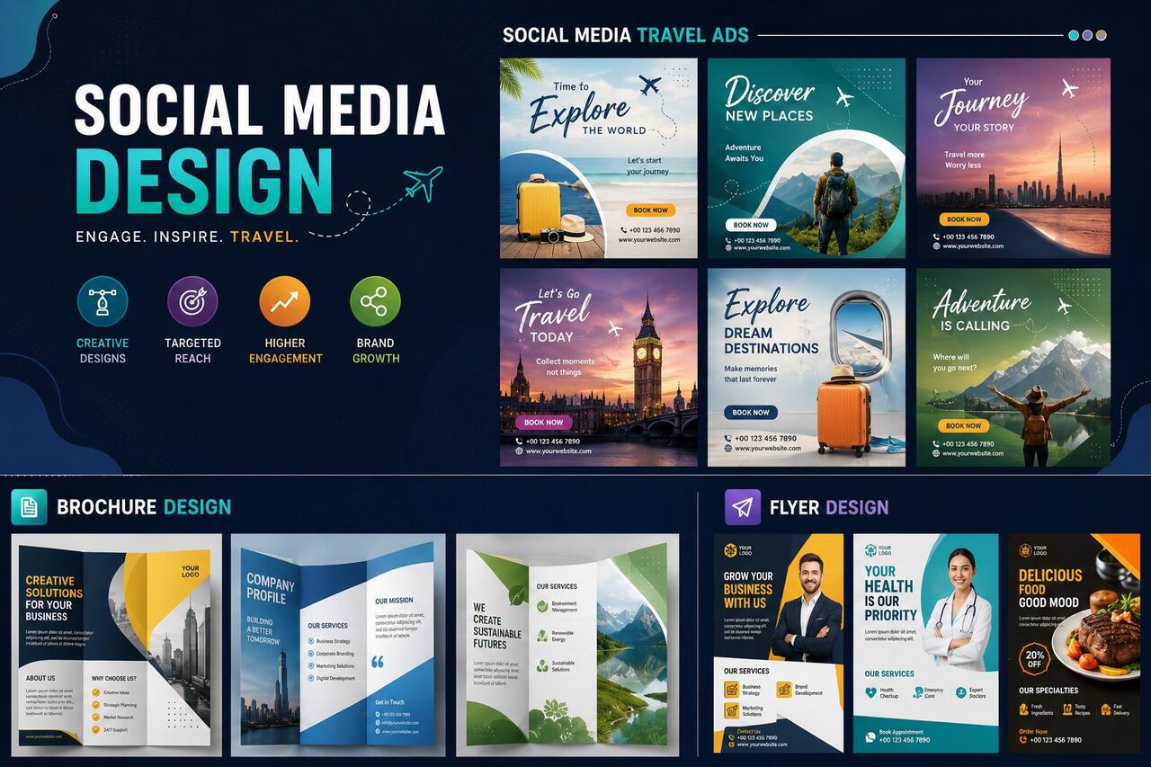 Olaya, Graphic Design, Graphics Design Social Media Ads Designing