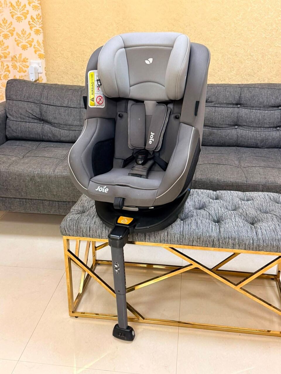 Jeddah, Baby & Kid Stuff, SAR 700,  Joie (UK Brand) Baby Comfortable Car Seat 360 Rotateable With Iso Fix Base