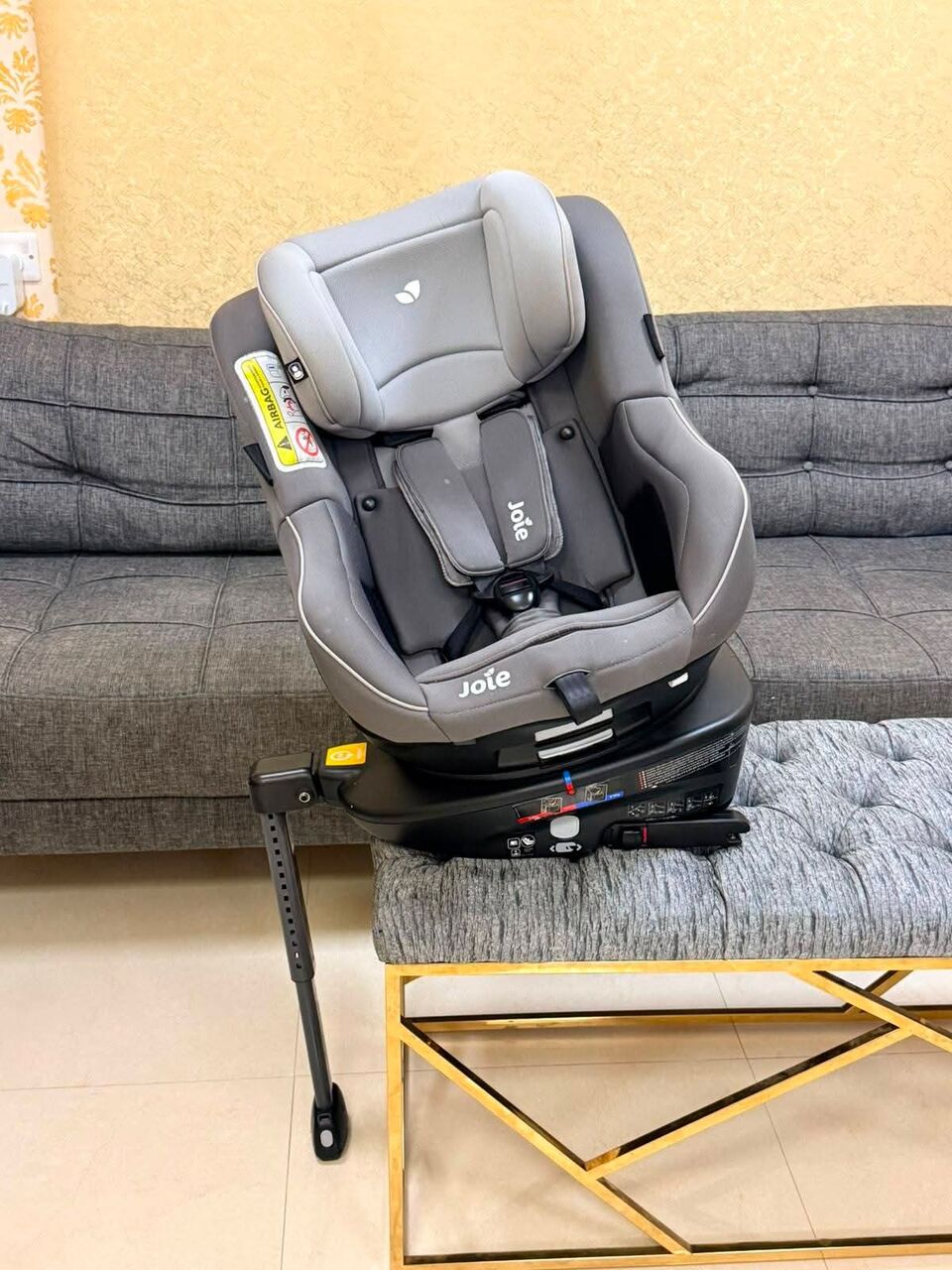 Jeddah, Baby & Kid Stuff, SAR 700,  Joie (UK Brand) Baby Comfortable Car Seat 360 Rotateable With Iso Fix Base
