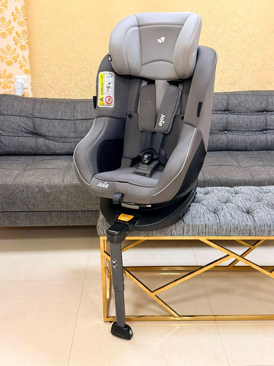Jeddah, Baby & Kid Stuff, SAR 700,  Joie (UK Brand) Baby Comfortable Car Seat 360 Rotateable With Iso Fix Base