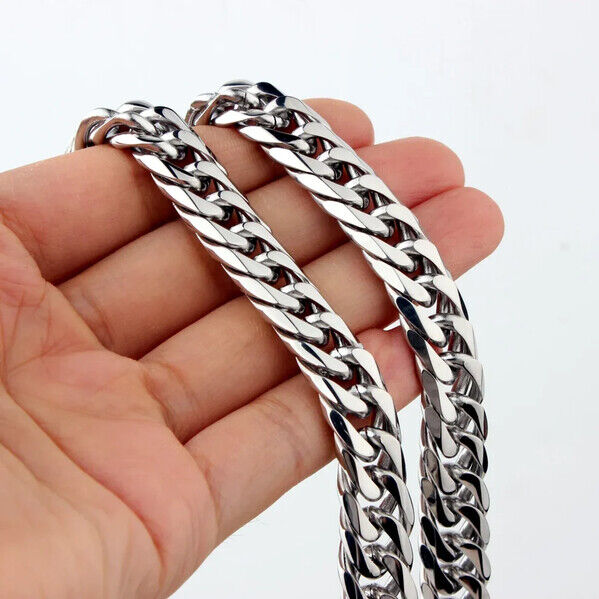 New York, Business, Chunky Charm Necklace & Silver Chain Necklace | Shop Now