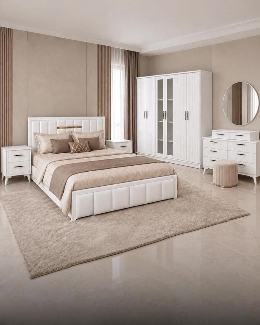 Al Malaz, Furniture, SAR 1,  Luxury Bedroom Furniture Set