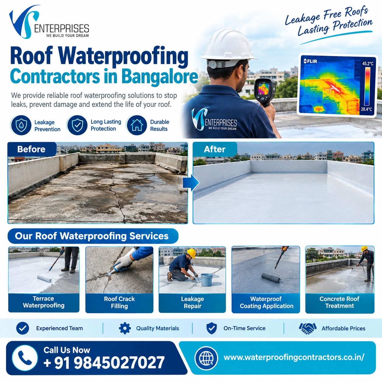 Bangalore, Construction, Roof Waterproofing Contractors In Bangalore