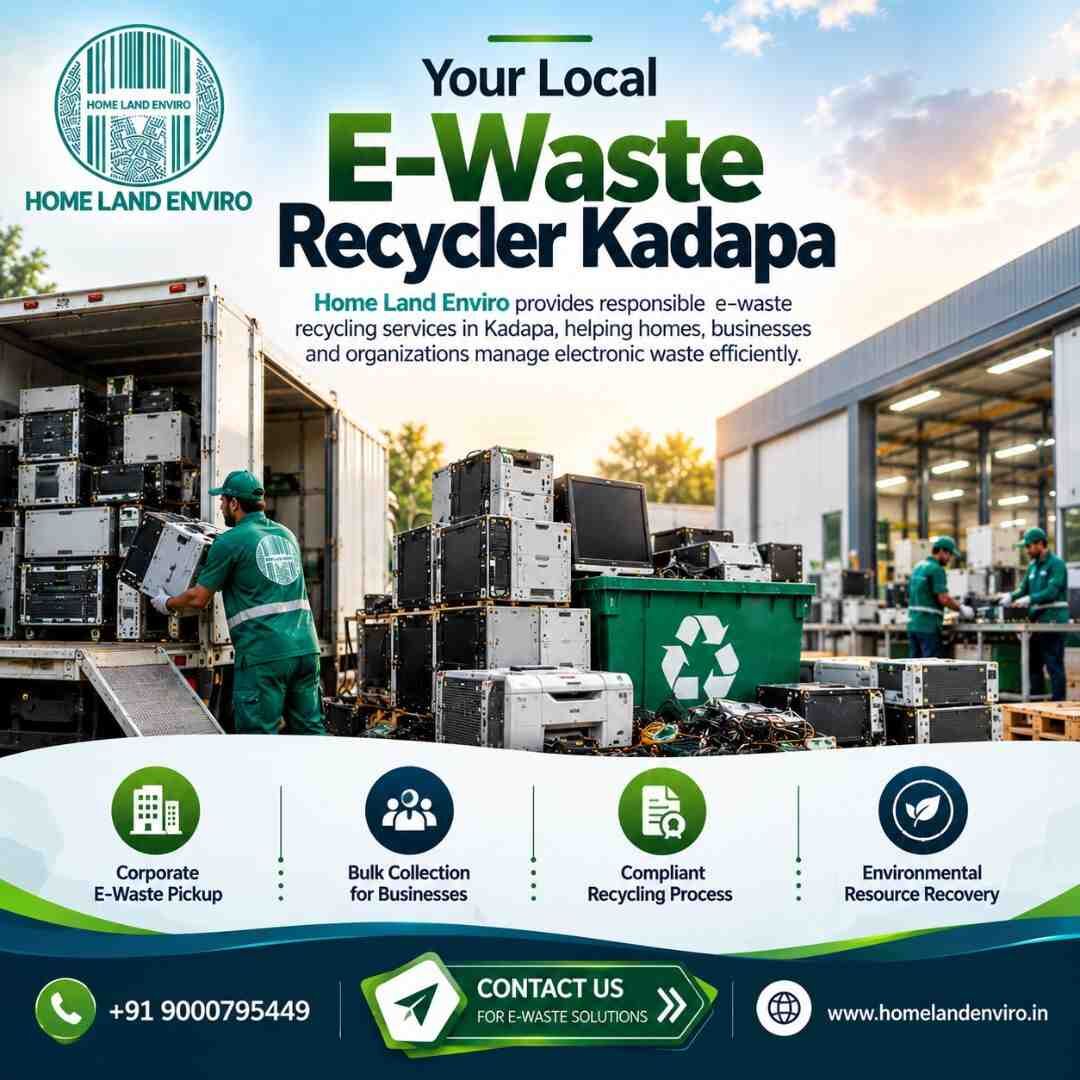 Kurnool, Recycling, E-Waste Recycler Kadapa | Home Land