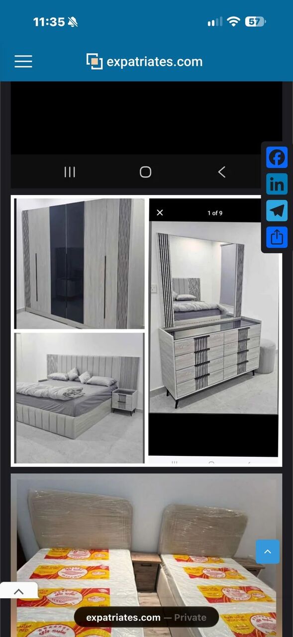 Al Malqa, Furniture, SAR 111,  New Bedroom Set Sale Online Home Devlree