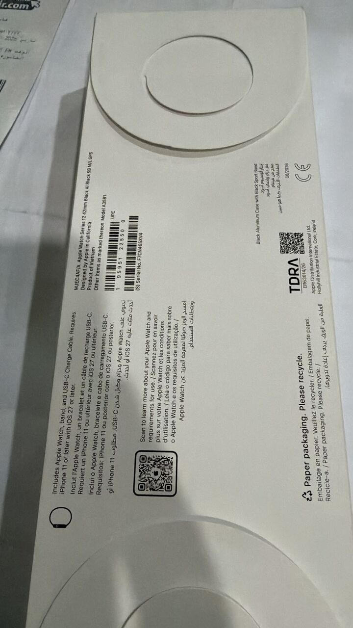 Dhahran, Mobile Phones, SAR 1650,  APPLE WATCH 12 SERIES BLACK 42 MM