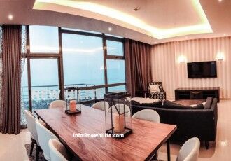 Salmiya, Apartments, Flats, Houses & Villas, KWD 1250/month,  Furnished,  4 BR,  Sea View Full Floor Four Bedroom Apartment For Rent In Salmiya