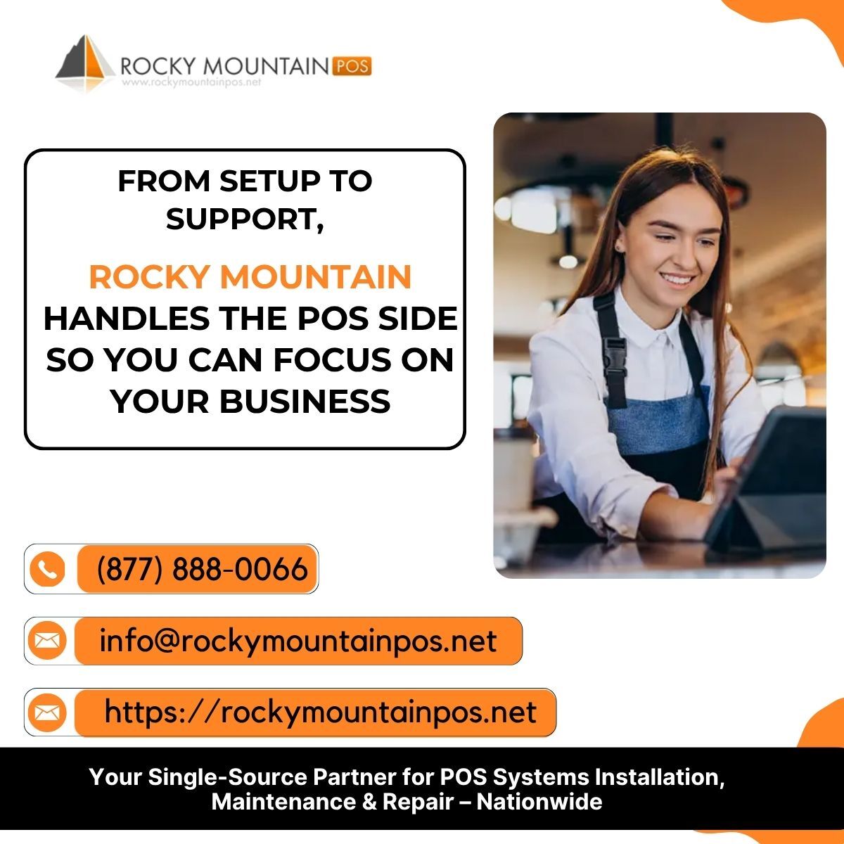 New York, Computer, From Setup To Support, Rocky Mountain Handles The POS Side So You Can Focus On Business