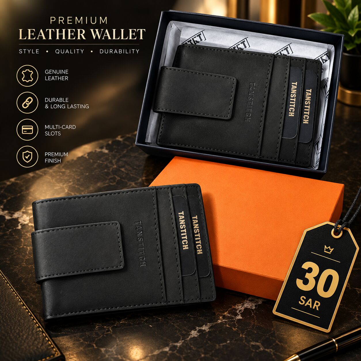 Riyadh, Clothing & Accessories, SAR 10,  Brand New Premium Leather Belts & Wallets For Sale In Qurtubah - 50 SAR Each