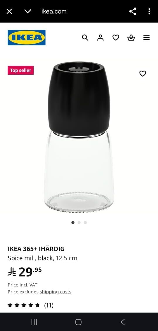 Jeddah, Household Items, SAR 40,  Ikea Spice Mills. Like New