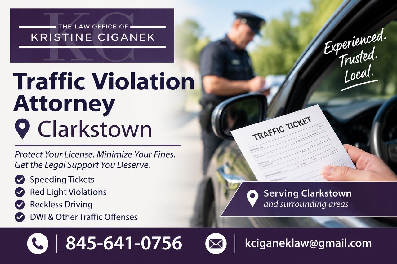 New York, Legal, Get Legal Help From A Traffic Violation Attorney In Clarkstown