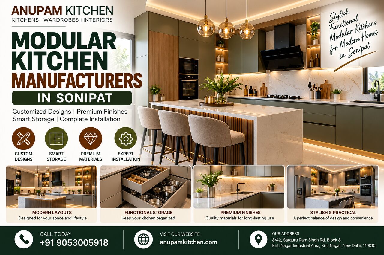 New Delhi, Construction, Premium Modular Kitchen Solutions In Sonipat