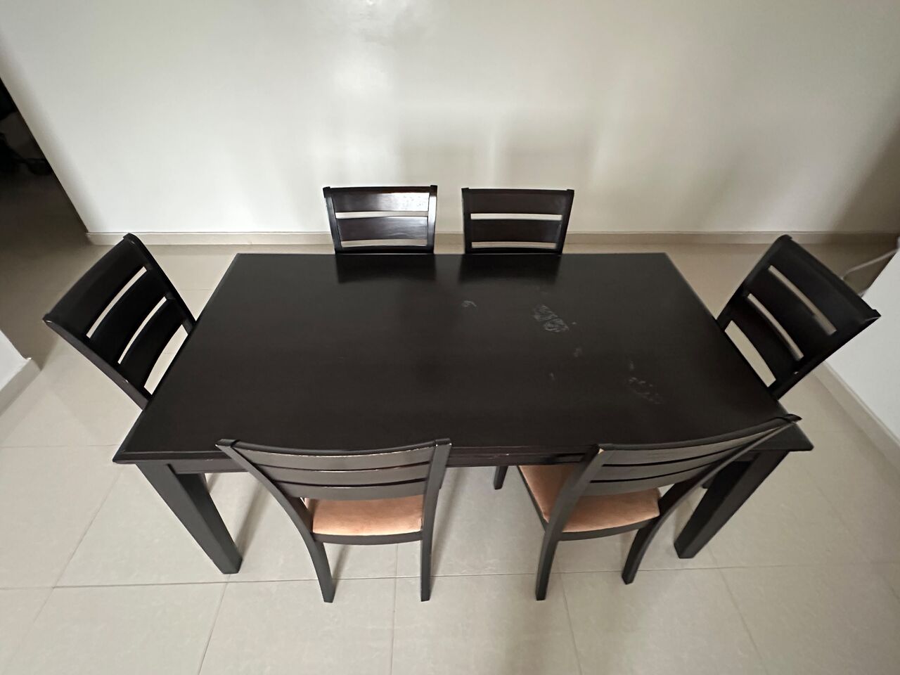 Dammam, Furniture, SAR 950,  Dinning Table For 6 With Chairs (4) For Sale