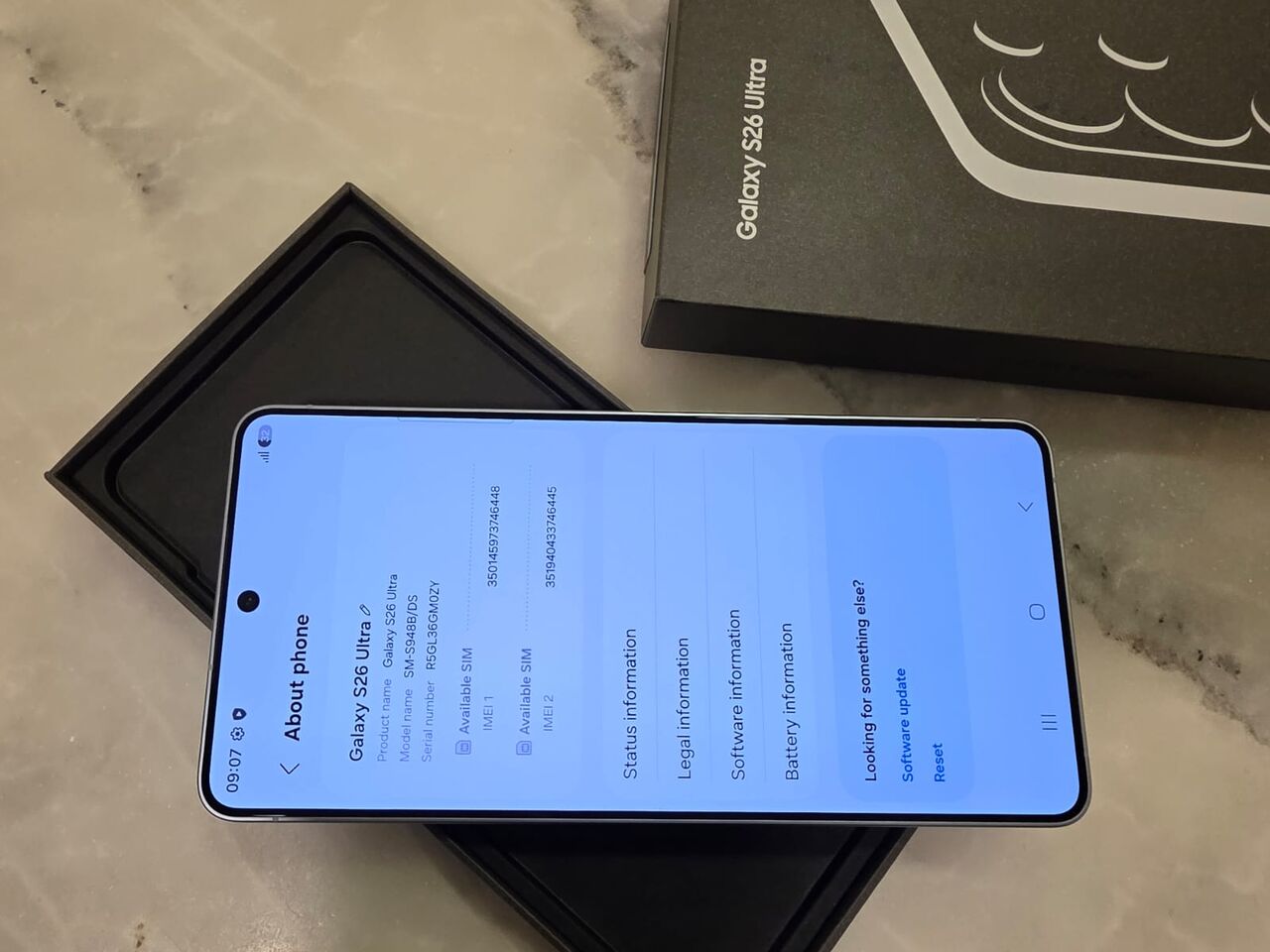Al Sulaymaniyyah, Mobile Phones, SAR 3350,  Samsung Galaxy S26 Ultra (256gb) Sky Blue