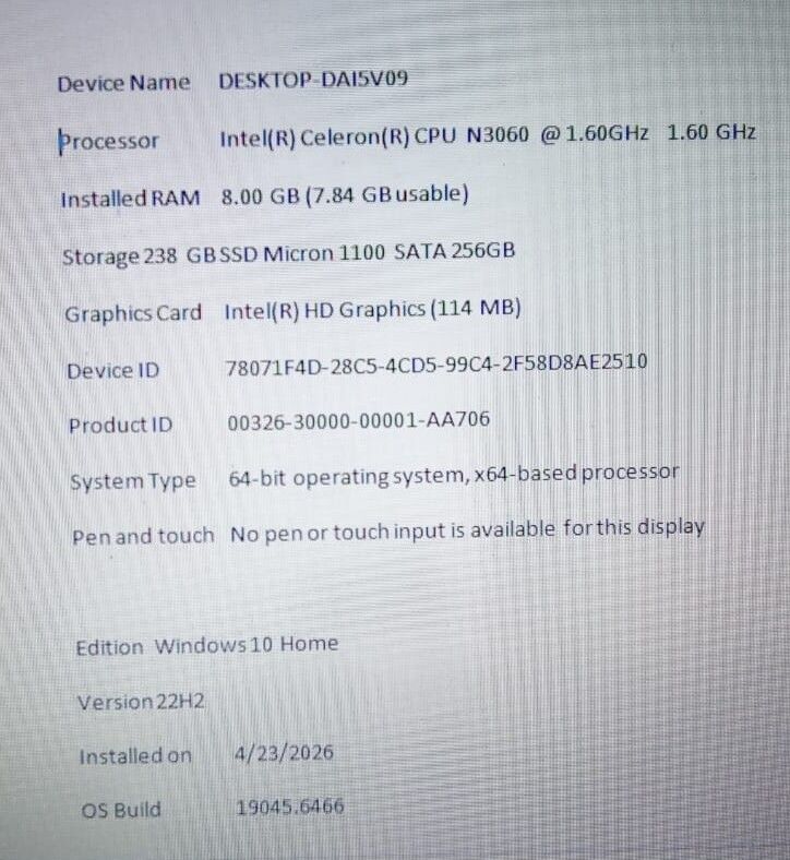 Al Muntazahat, Computers, SAR 800,  HP Laptop For Sale